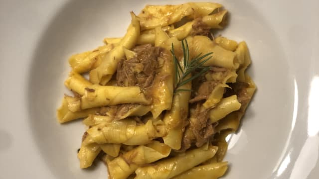 Maccheroni al pettine con ragù di costine