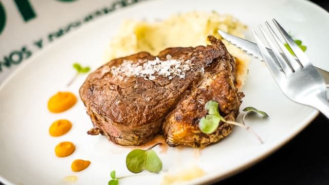 Solomillo de Ternera madurado y Trinche de Patata Agria