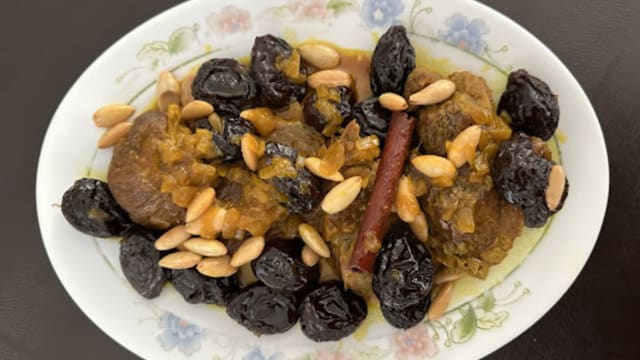 Tajine sucré salé, agneau