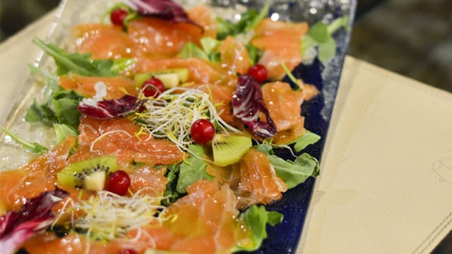 Carpaccio di salmone