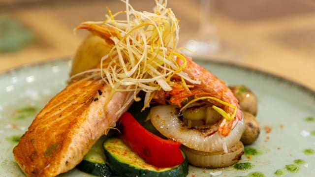 Salmón a la plancha 