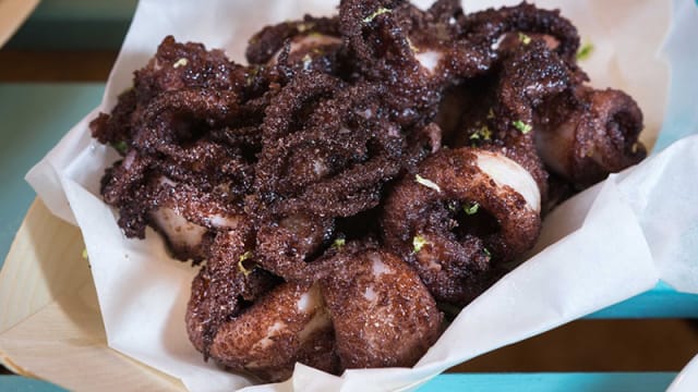 Calamari al cacao