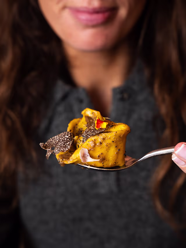 Tortelloni de boeuf sauce Périgueux