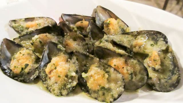 cozze gratinate