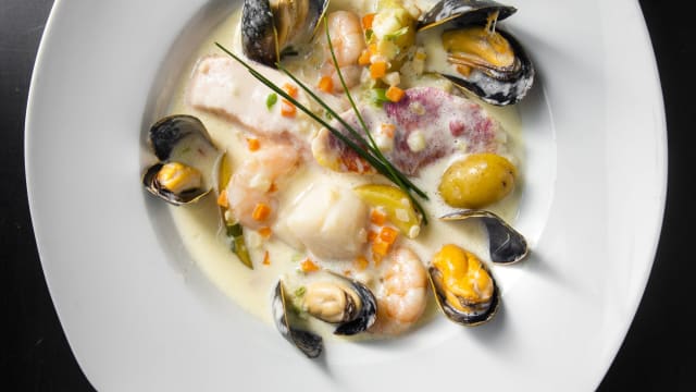 Waterzooi from fish ( Belgian Speciality )