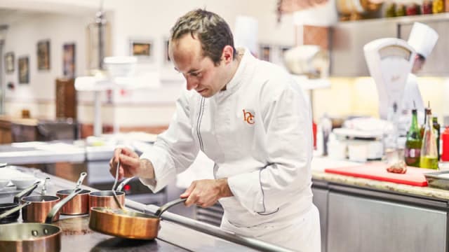 Le chef Nicolas Pierantoni