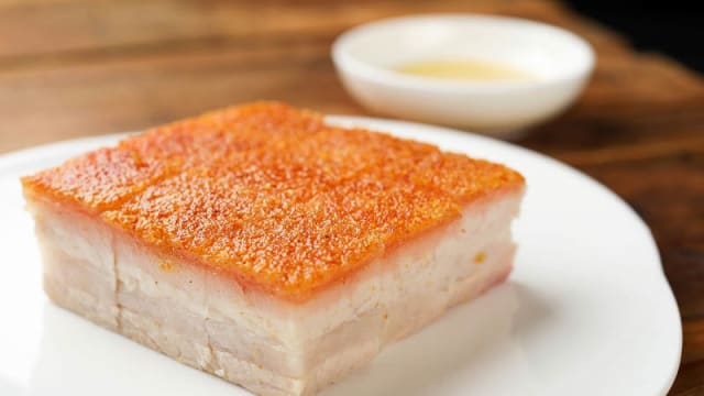 Poitrine de porc croustillante