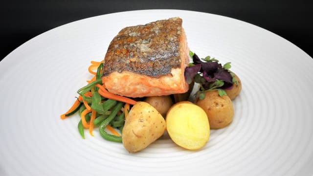 Salmão grelhado