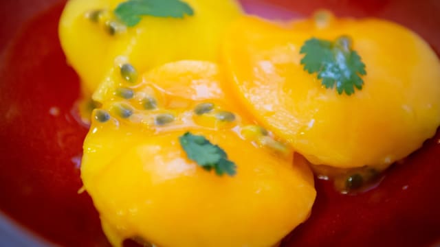 notre raviole de mangue 