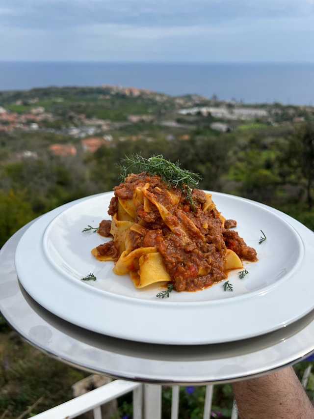 Pappardelle al ragù di cinghiale