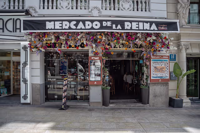 70Top 100Mercado de la Reina 12Madrid 9.2(9255)Español~28 €Hasta un 50 % de descuento · TheFork Summer
