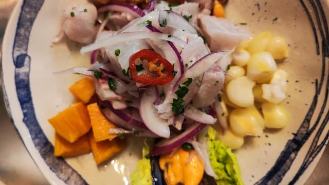 Ceviche de corvina 