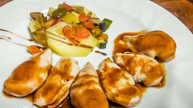 Pechugas de codornices al pedro ximenez