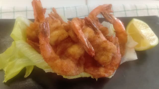 gamberi fritti