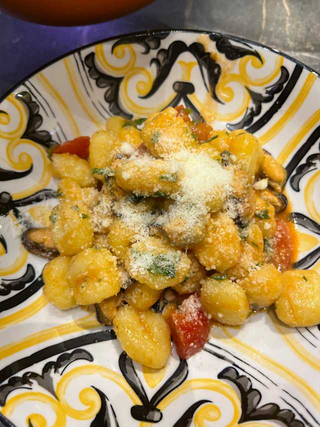 Gnocchi alle Cozze e Pecorino