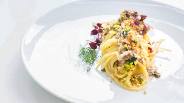 Spaghettoni “Felicetti” alle Vongole e Bottarga