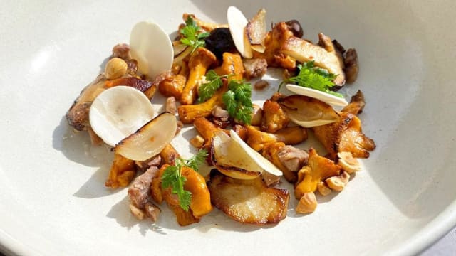 Champignons d’automnes, cèpes et girolles