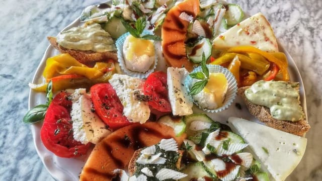 Vegetariano con formaggi misti