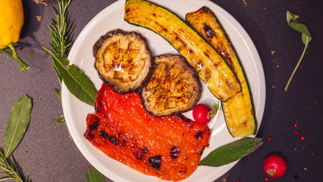 Contorno di verdure grigliate