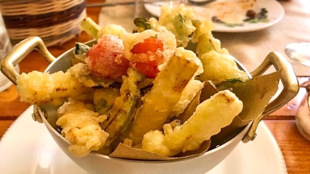 Tempura di verdure del nostro orto