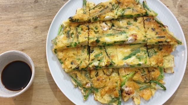 Hamul jeon ( galettes de fruits de mer)