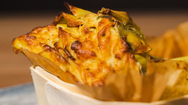 Cestino di carciofi gratinati