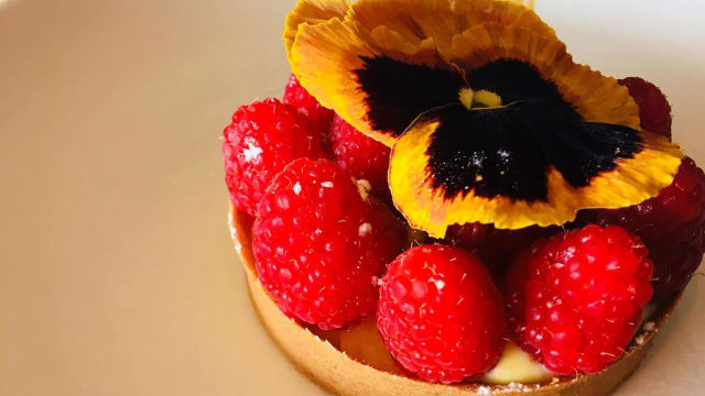 tarte framboises