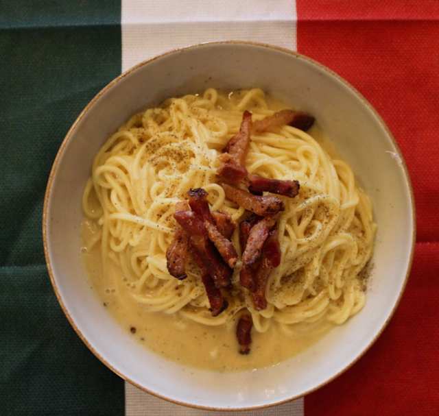 Pasta carbonara 