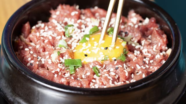 Bibimbap Tartare bœuf 