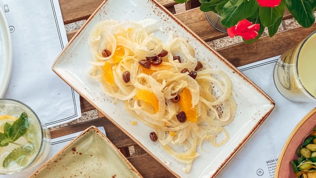 Insalatina di finocchi, olive taggiasche e arance