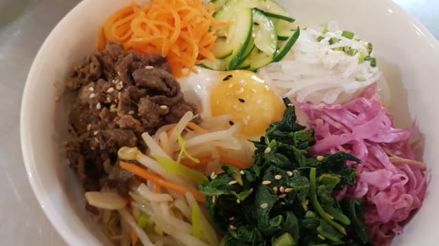Bibimbap au boeuf