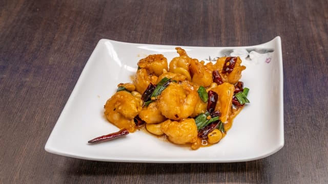 Gamberetti kung pao (piccante)
