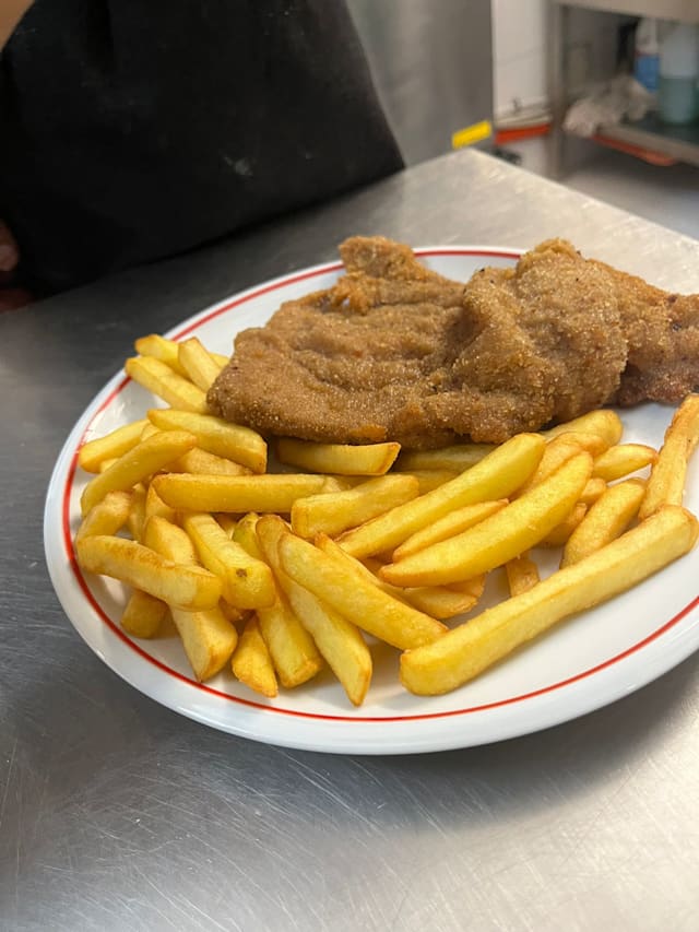 Cotoletta e patatine