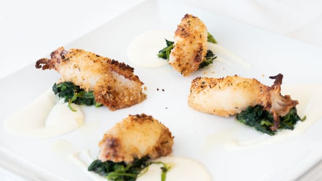 CALAMARI RIPIENI DI RICOTTA DI PECORA E CIAUSCOLO 