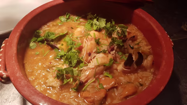Sugestão do chef, Arroz de Marisco ( prato por Reserva)