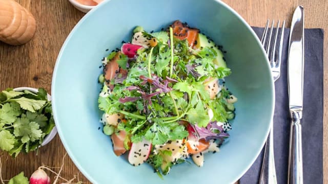 salmon bowl