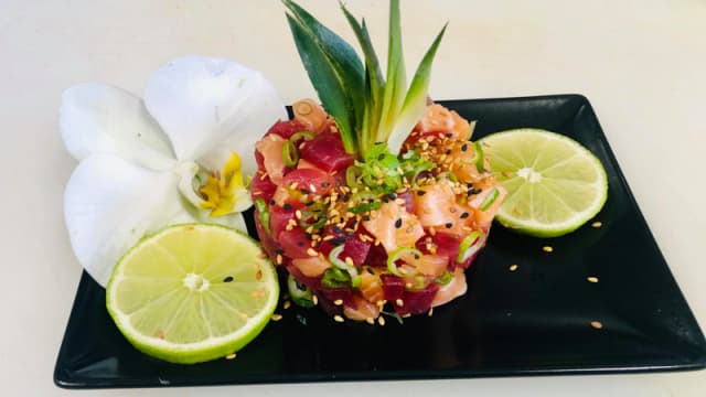 Tartare thon et saumon