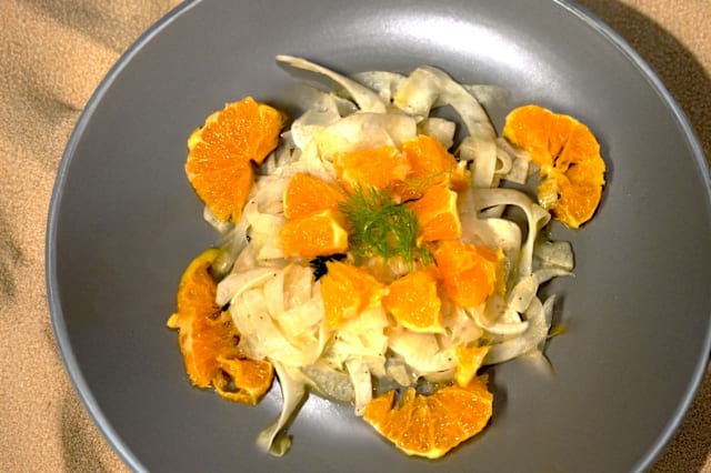 Ensalada de Hinojo y naranja