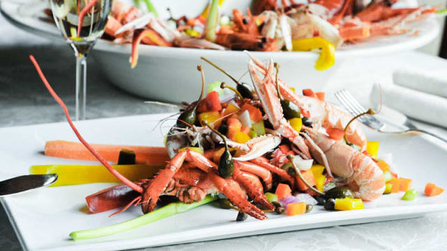 Trionfo di crostacei alla catalana
