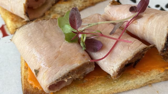 Tosta de Presa Ibérica Mecha