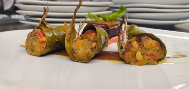 Involtini di Alici in foglia di limone