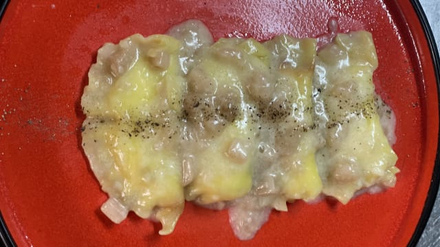 Ravioli cacio e pere 
