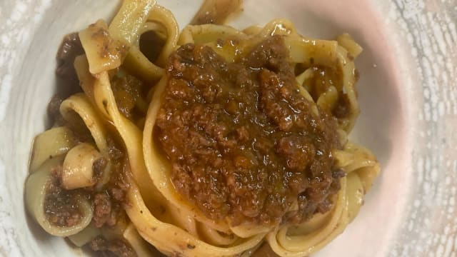 Tagliatelle al cinghiale 