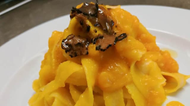 Tagliatelle zucca e tartufo