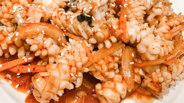 pesce con verdure