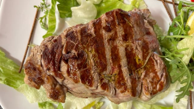 Filetto di manzo alla griglia cottura a piacere