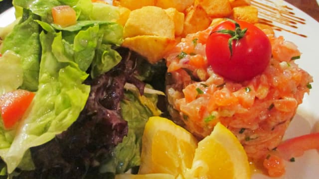 tartare de saumon