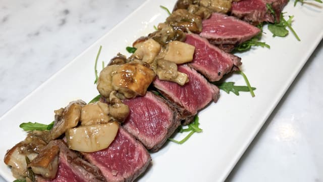 Tagliata porcini