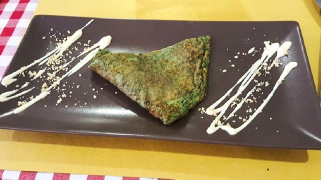 Frittata di centocchio e luvertin