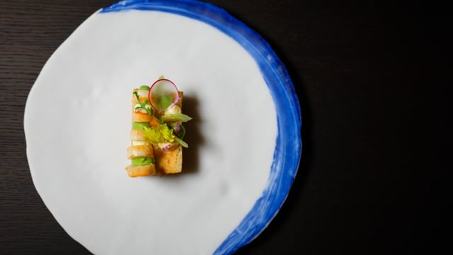 Entrée à la carte - Restaurant La Micheline - Chef Andrés Arocena